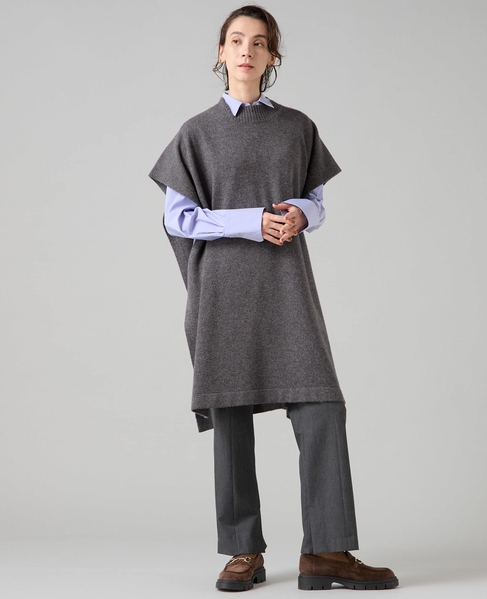 マルチウェイニットベスト 詳細画像 チャコールグレー 5