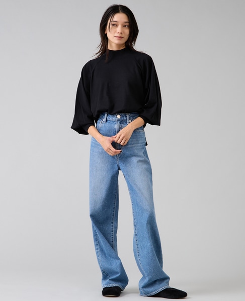 ハイネックラグランドルマンニット 詳細画像 ブラック 4