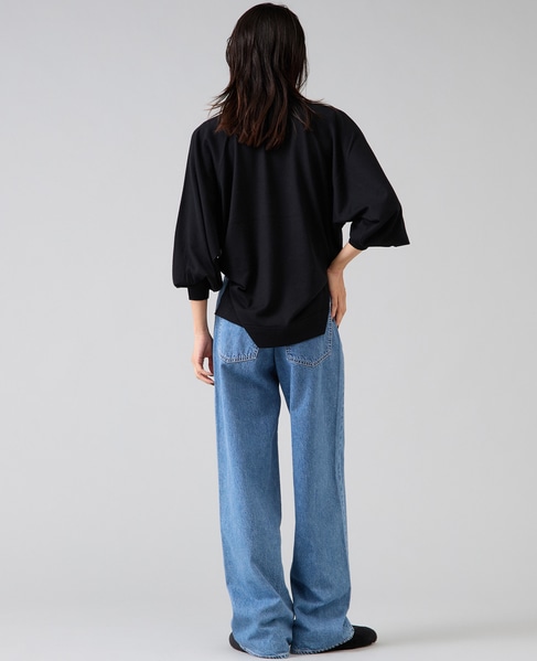 ハイネックラグランドルマンニット 詳細画像 ブラック 6