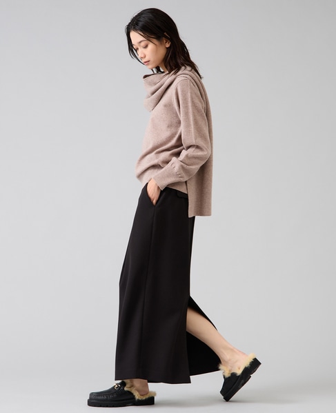 ストールデザインニットトップス 詳細画像 トップベージュ 5