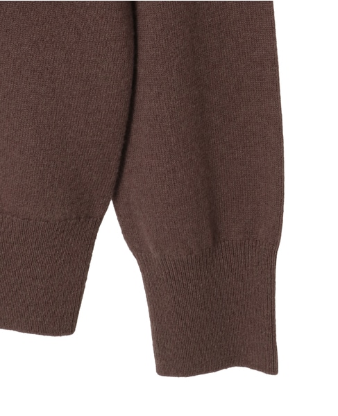 ストールデザインニットトップス 詳細画像 ブラウン 13