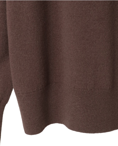 ストールデザインニットトップス 詳細画像 ブラウン 14