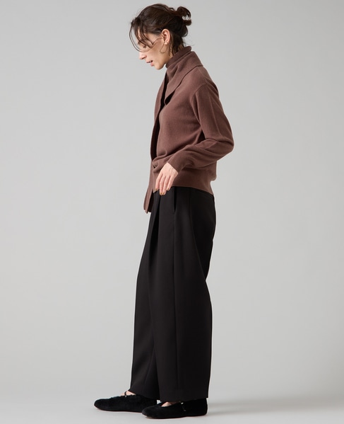 ストールデザインニットトップス 詳細画像 ブラウン 7