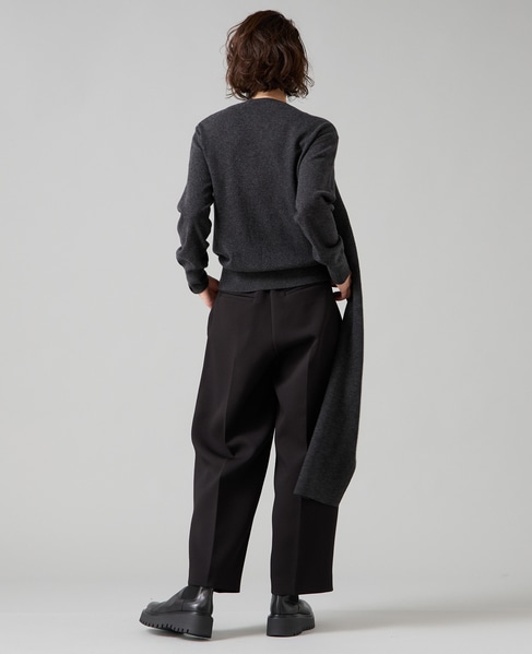 ストールデザインニットトップス 詳細画像 チャコールグレー 7