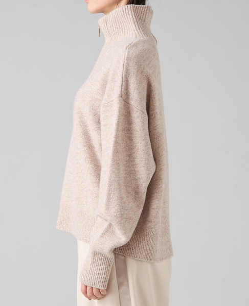 ハーフジップニット 詳細画像 ベージュ 10
