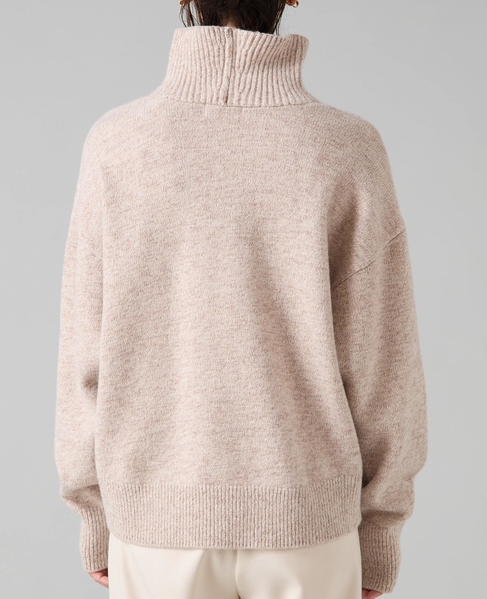 ハーフジップニット 詳細画像 ベージュ 11