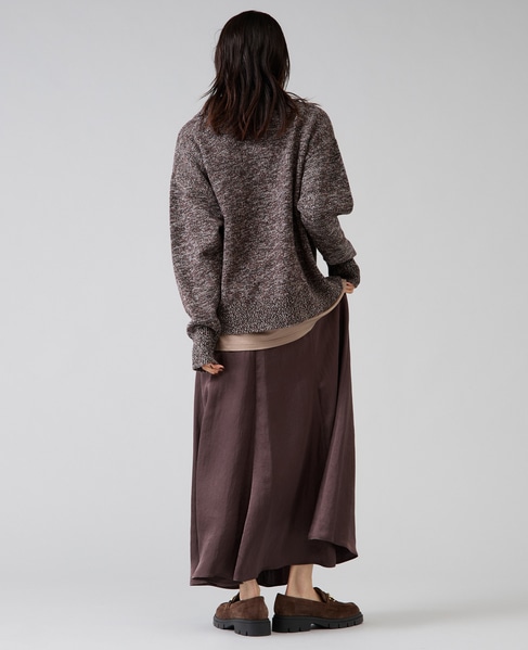 ハーフジップニット 詳細画像 ブラウン 16