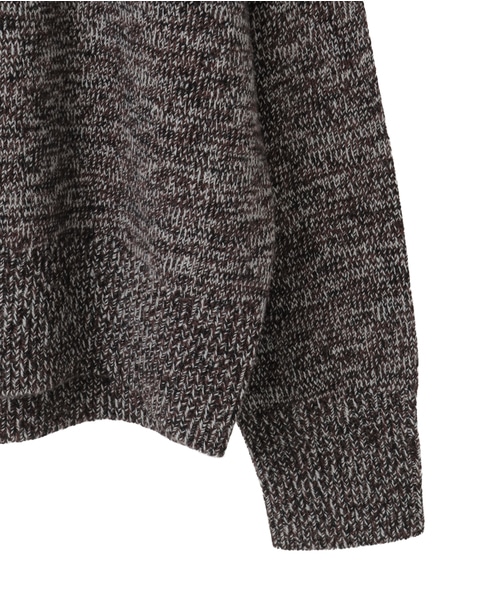 ハーフジップニット 詳細画像 ブラウン 21