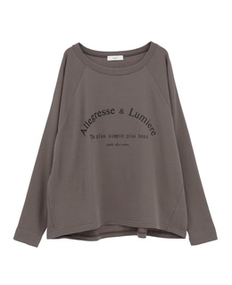 ロゴミニ裏毛スウェット