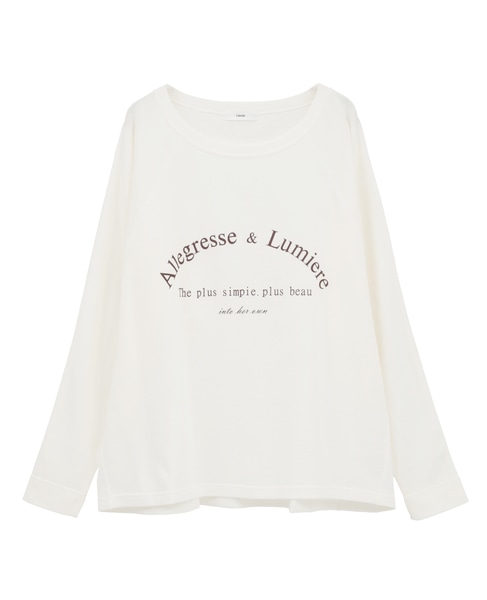 ロゴミニ裏毛スウェット 詳細画像 オフホワイト 5