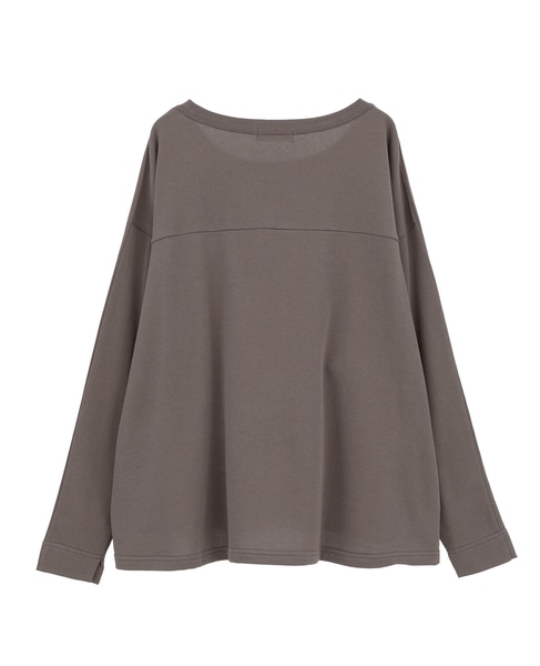 ロゴミニ裏毛スウェット 詳細画像 チャコール 2