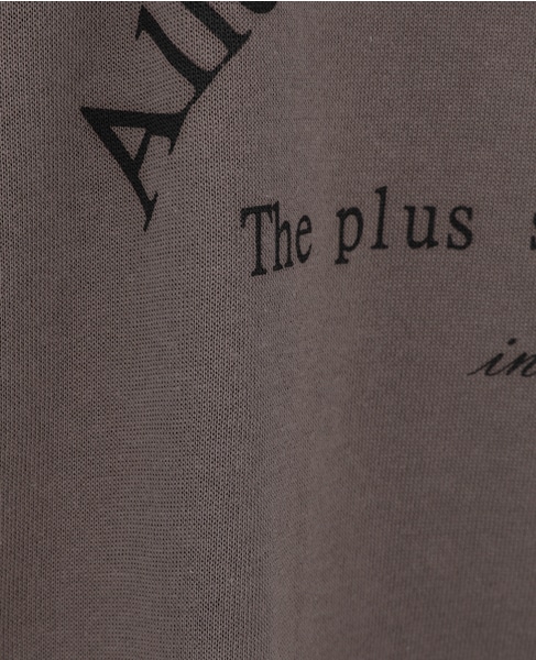 ロゴミニ裏毛スウェット 詳細画像 チャコール 6