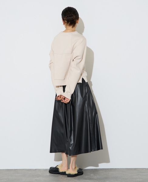 シルケット裏毛プルオーバー 詳細画像 アイボリー 7