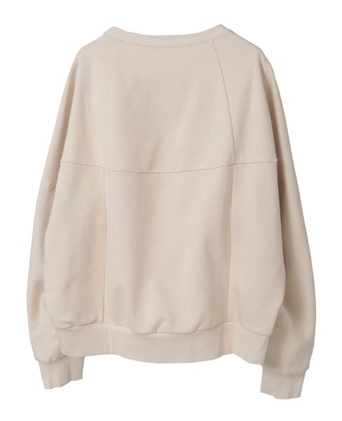 シルケット裏毛プルオーバー 詳細画像 アイボリー 9