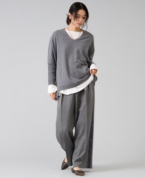 袖口カフスカットソー 詳細画像 ホワイト 14