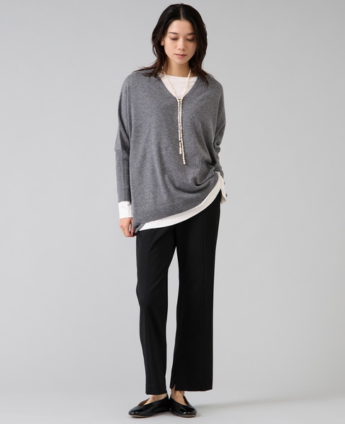 袖口カフスカットソー 詳細画像 ホワイト 18