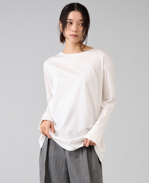 袖口カフスカットソー 詳細画像 ホワイト 2