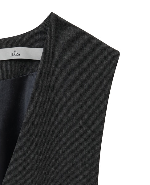 ペプラムジャンパースカート 詳細画像 チャコールグレー 4