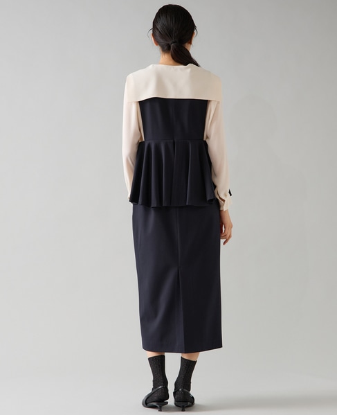 ペプラムジャンパースカート 詳細画像 ネイビー 6
