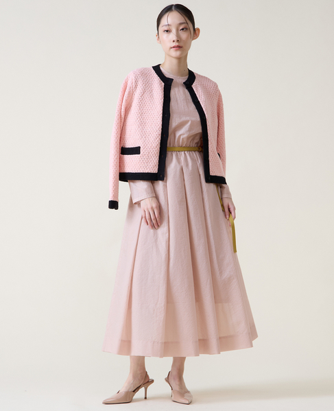 ロングスリーブフレアワンピース 詳細画像 ピンク 10