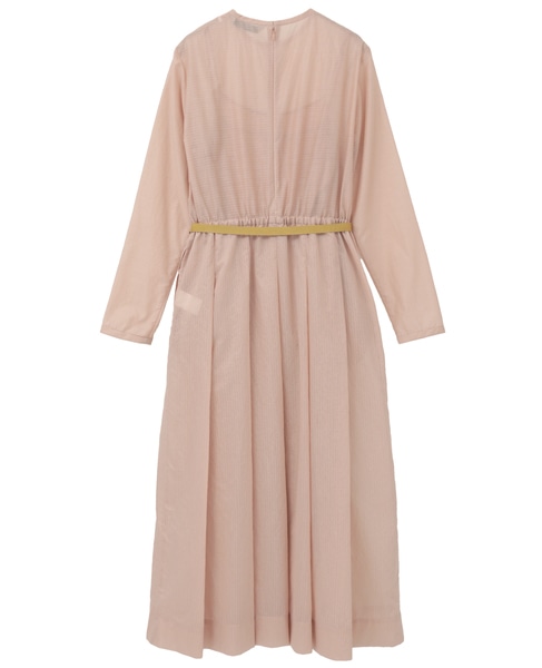 ロングスリーブフレアワンピース 詳細画像 ピンク 13