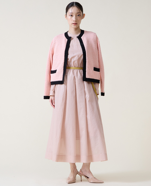 ロングスリーブフレアワンピース 詳細画像 ピンク 9