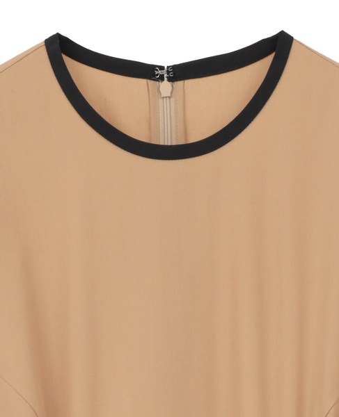 ショートスリーブコットンワンピース 詳細画像 ベージュ 8