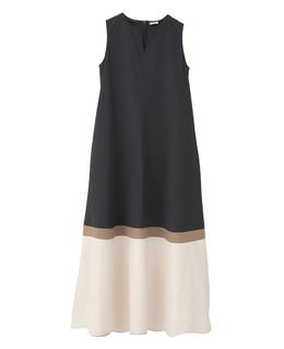 カラーブロックワンピース