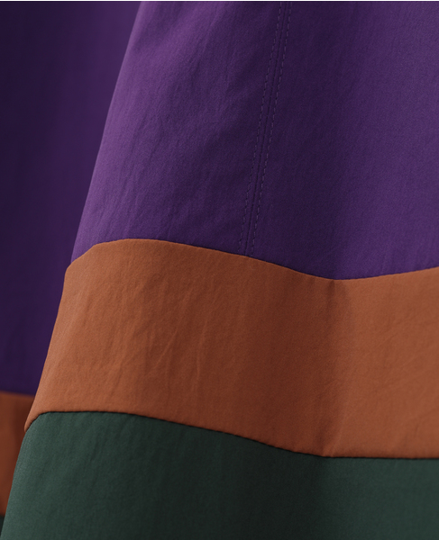 カラーブロックワンピース 詳細画像 パープル 12