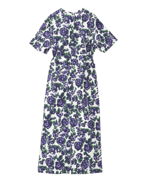 オールドローズプリントリボンワンピース 詳細画像 オフホワイト 2