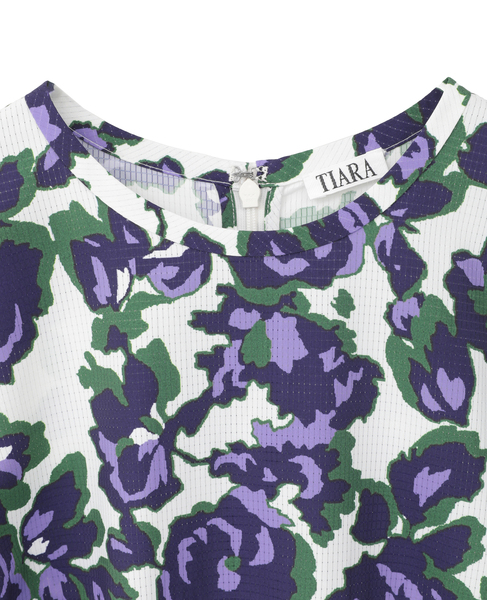 オールドローズプリントリボンワンピース 詳細画像 オフホワイト 3