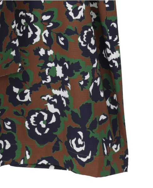 オールドローズプリントリボンワンピース 詳細画像 ブラウン 10