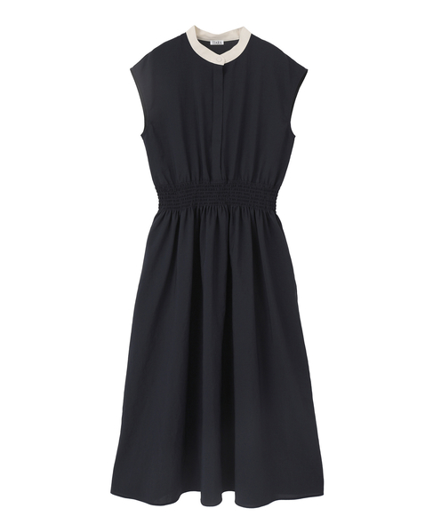 ハイネックシャーリングワンピース 詳細画像 ネイビー 4