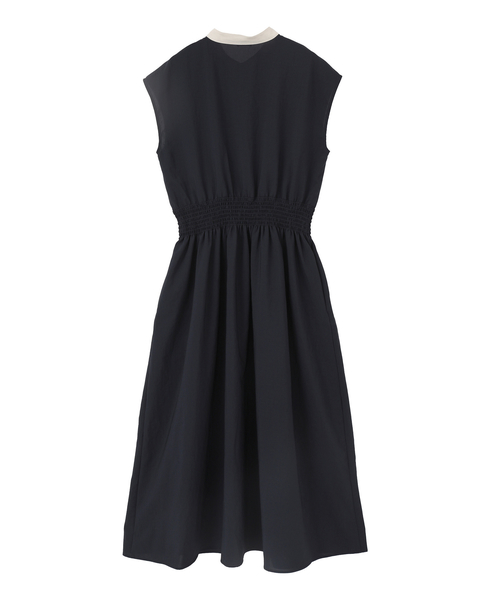 ハイネックシャーリングワンピース 詳細画像 ネイビー 5