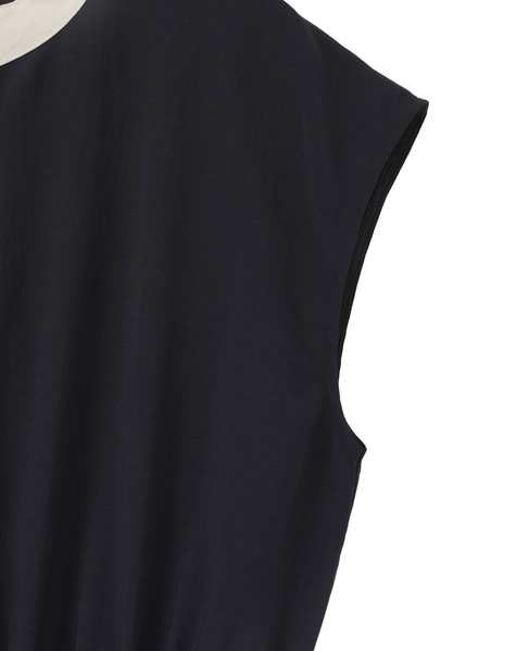 ハイネックシャーリングワンピース 詳細画像 ネイビー 7