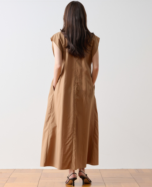 ネックギャザーワンピース 詳細画像 ベージュ 3