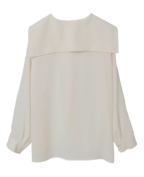 バイカラーセーラーブラウス 詳細画像 アイボリー 14