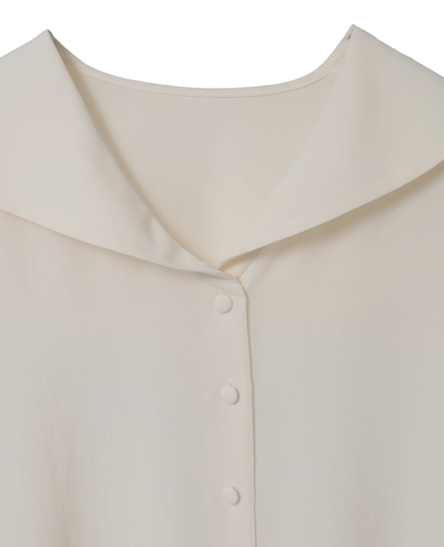 バイカラーセーラーブラウス 詳細画像 アイボリー 15