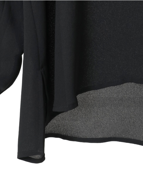 バイカラーセーラーブラウス 詳細画像 ブラック 5