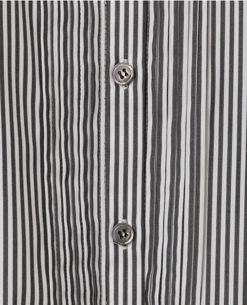 クロップドバンドカラーシャツ 詳細画像 ストライプ 14