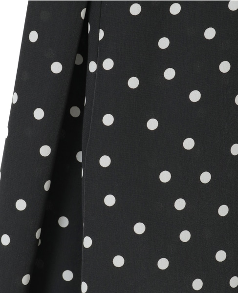 ドットプリントフリルブラウス 詳細画像 ブラック 15