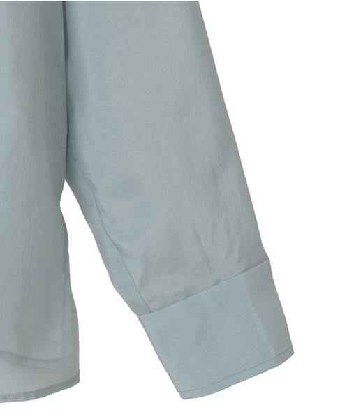 キュプラボウタイブラウス 詳細画像 サックス 13