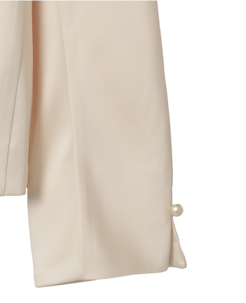 クロップドサテンブラウス 詳細画像 アイボリー 10