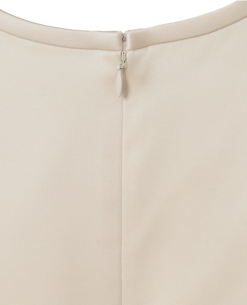 クロップドサテンブラウス 詳細画像 アイボリー 9