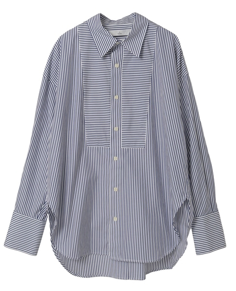 ビブヨークシャツ 詳細画像 ネイビーストライプ 5