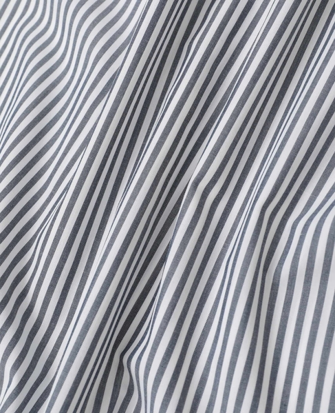 ボウタイハイネックボタンブラウス 詳細画像 ホワイト×ネイビー 9