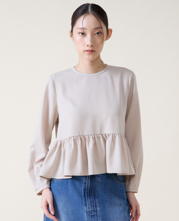 ペプラムブラウス