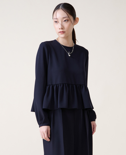 ペプラムブラウス