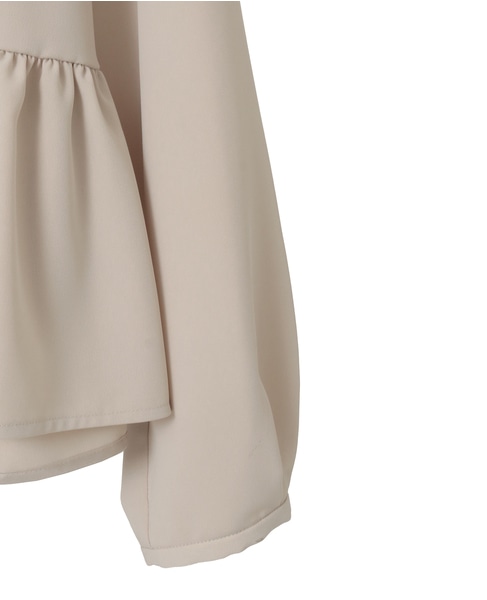 ペプラムブラウス 詳細画像 ベージュ 10