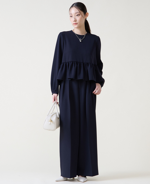 ペプラムブラウス 詳細画像 ネイビー 7